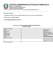 Dirigente scolastico Il Dirigente scolastico Prof.ssa Elisabetta Mangi