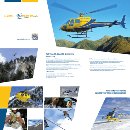www.helirezia.ch PUNTUALITÀ, QUALITÀ, SICUREZZA E