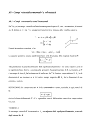 Campi vettoriali conservativi e solenoidali