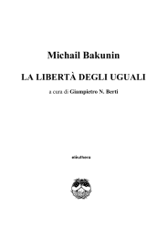 La libertà degli uguali