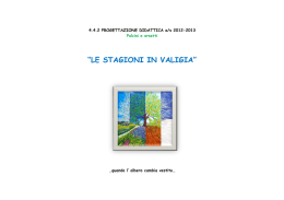 &ldquo;LE STAGIONI IN VALIGIA&rdquo;