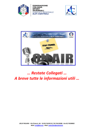 … Restate Collegati … A breve tutte le informazioni utili …