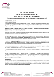 Indagini endoscopiche del tratto digestivo superiore