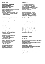 Un cuore grande Dio ti ha dato un cuore grande come la