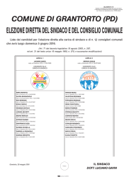 Liste - Comune di Grantorto