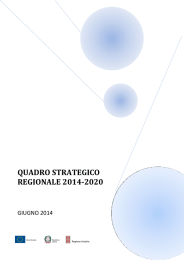 Quadro Strategico Regionale 2014-2020