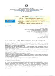 Iscrizioni alunni AS 2016-2017 Scuola dell`Infanzia, Primaria e