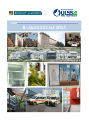 Bilancio Sociale 2014 - Azienda Ulss 4 Alto Vicentino