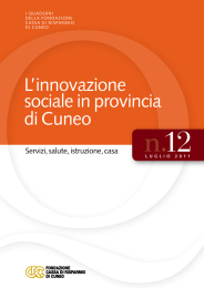 l`innovazione sociale in provincia di Cuneo