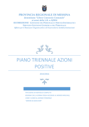 PiAno triennale azioni positive - Provincia Regionale di Messina