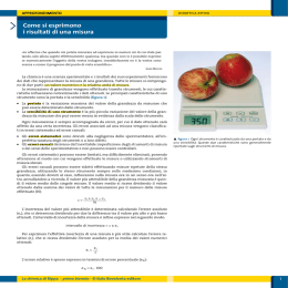 Come si esprimono i risultati di una misura