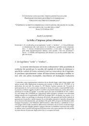 la folla e l`impresa - Associazione Orizzonti del Diritto Commerciale