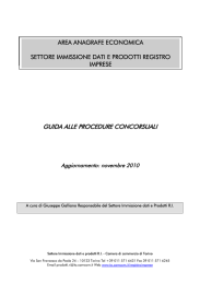 guida alle procedure concorsuali - Ordine dei Dottori Commercialisti