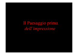 Lezione III - Il paesaggio prima dell`impressione [modalità