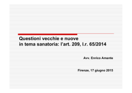 Avv. Enrico Amante - Fondazione Forense Firenze