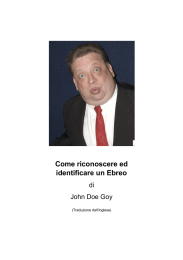Come Riconoscere ed Identificare un Ebreo