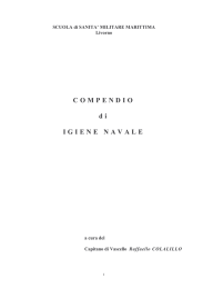 Compendio di Igiene Navale - Associazione Nazionale Medici di