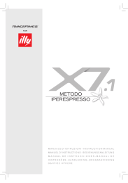 Manuale della X7.1 Iperespresso