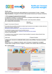 Guida per l`accesso al portale famiglia