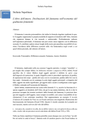 Stefania Napolitano L`Altro dell`amore. Declinazioni del fantasma