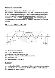 PROCEDURA ESECUZIONE FILETTATURA TORNIO