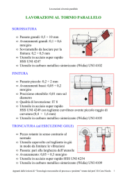 lavorazioni al tornio parallelo - itis galileo galilei conegliano