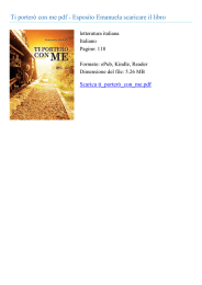 Ti porter&ograve; con me