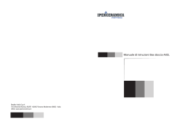 Manuale di Istruzioni Box doccia AXEL