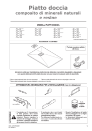 Istruzioni piatto doccia Ardesia