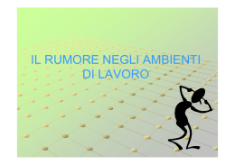 Esposizione rumore