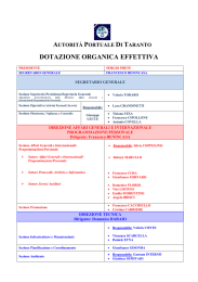 dotazione organica effettiva