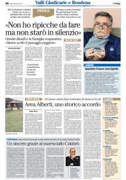 «Non ho ripicche da fare ma non starò in silenzio»
