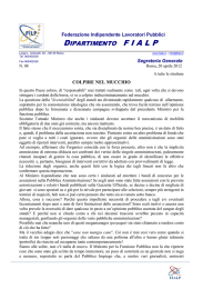 Comunicato 08_2012 colpire nel mucchio