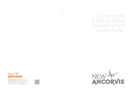 “L`unico modo di fare un ottimo lavoro è amare quello che fai”