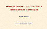 Materie prime: i mattoni della formulazione cosmetica