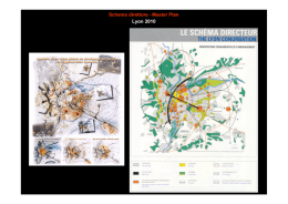 Schema direttore - Master Plan Lyon 2010