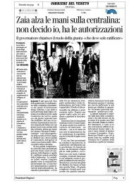 Zaia alza le mani sulla centralina - Conferenza delle Regioni e delle