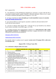 novita` 2016 - Comune di Montebelluna