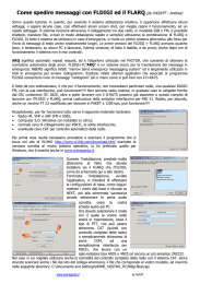 Tutorial per l`utilizzo di FLDIGI e FLARQ per l`invio dei messaggi in