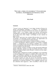 “Toccare la terra con leggerezza” è uno slogan inventato all