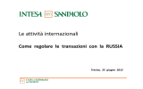 unindustria TV Regolamenti con la RUSSIA