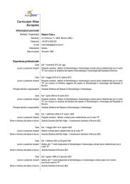 Curriculum Vitae Europass