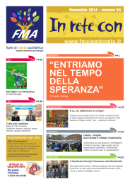 “ENTRIAMO NEL TEMPO DELLA SPERANZA”