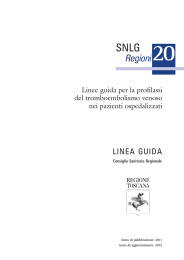 Linee guida per la profilassi del