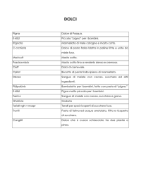 Dolci - Comune di Salcito
