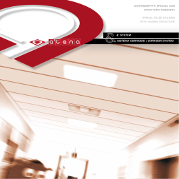 Z SYSTEM SISTEMA CORRIDOIO | CORRIDOR SYSTEM