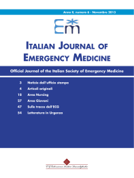 italian journal of emergency medicine