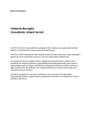 Umberto Bersaglio Consulente, Unipro Servizi