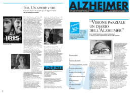 “VISIONE PARZIALE UN DIARIO DELL`ALZHEIMER”