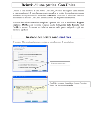 Reinvio di una pratica ComUnica
